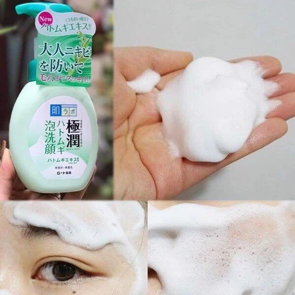  Sữa Rửa Mặt Tạo Bọt Hada Labo Gokujyun Foaming Cleanser 160ml 