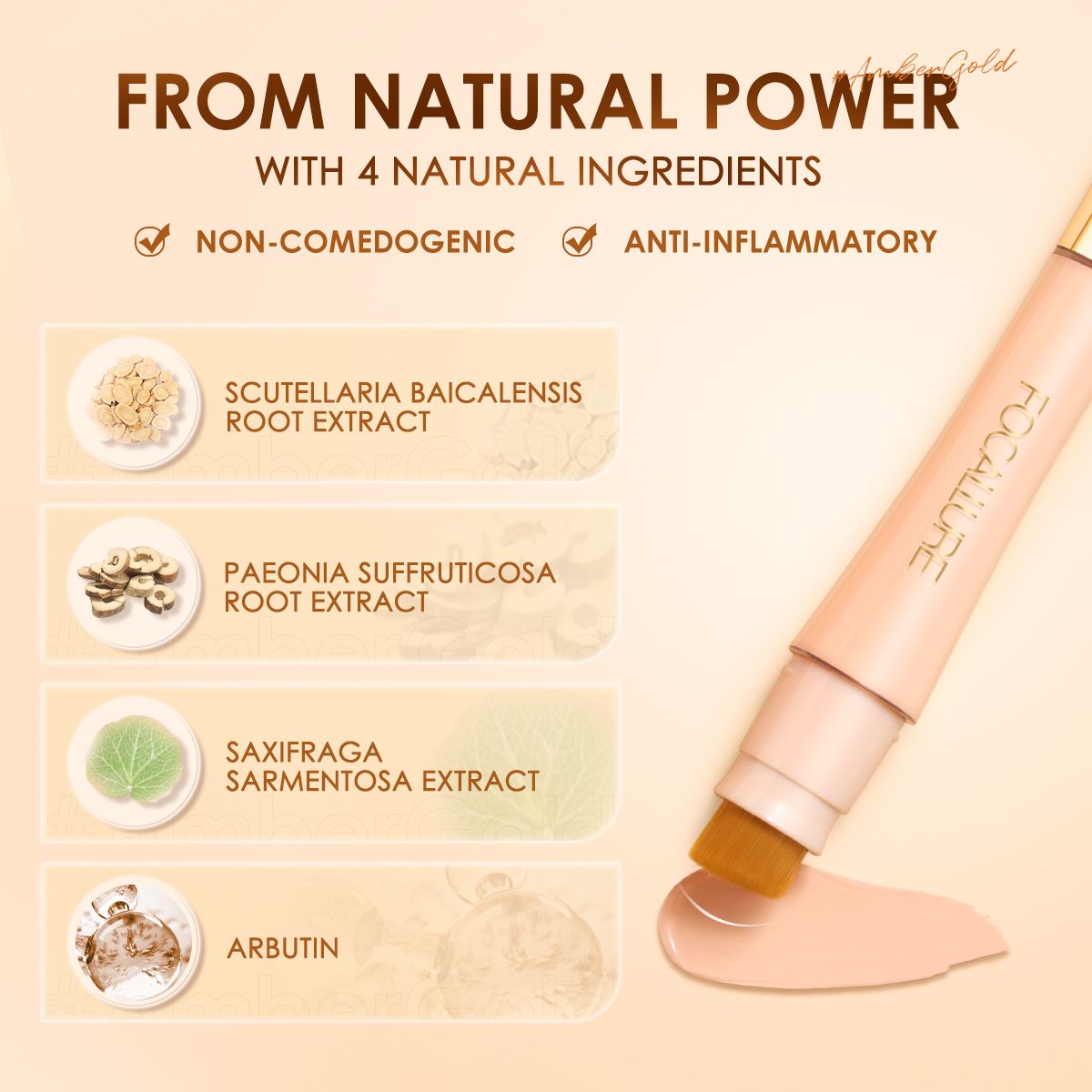 Che Khuyết Điểm Kèm Cọ Che Phủ Cao FOCALLURE Soft Matte Complete Concealer | FA230