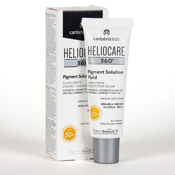  (Mẫu Mơi) Kem Chống Nắng Nâng Tone, Ngăn Ngừa Sắc Tố HELIOCARE 360º Pigment Solution Fluid SPF50+ Ultraligero (50ml) 