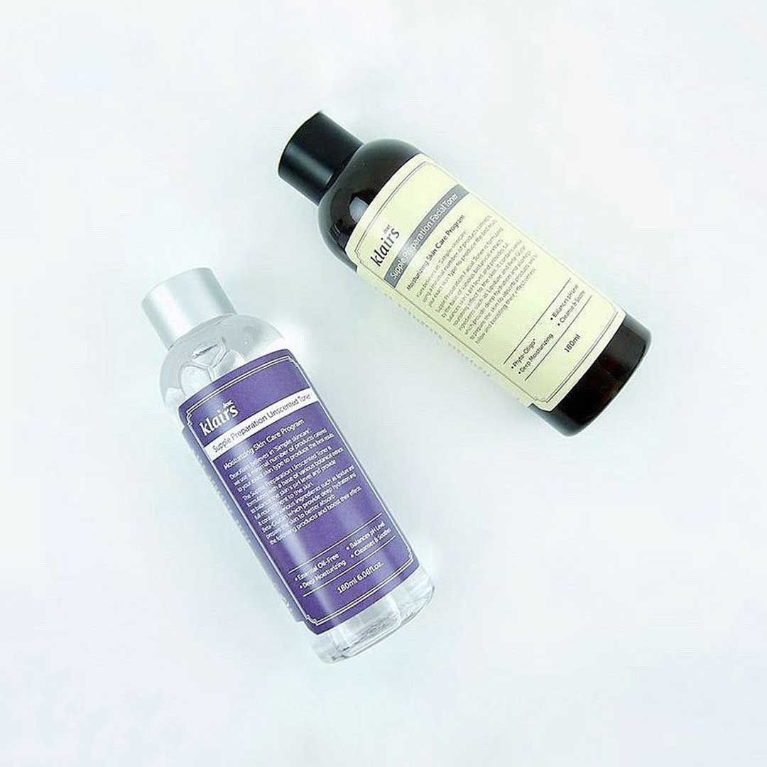 Nước Hoa Hồng Không Mùi Dear Klairs Supple Preparation Unscented Toner 180ml