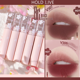  Son Kem Lì Nắp Trong Suốt Hoa Anh Đào HOLD LIVE Flower Sakura Velvet Matte 