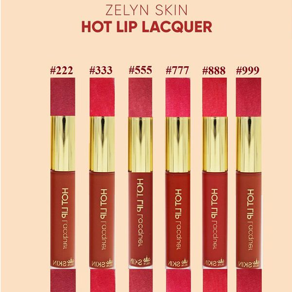 Son Kem Lì Hot Lip Lacquer Zelyn Skin