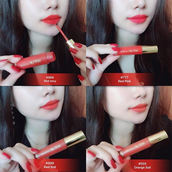 Son Kem Lì Hot Lip Lacquer Zelyn Skin
