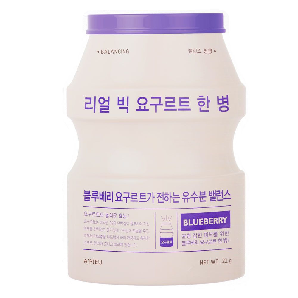 Mặt Nạ Sữa Chua Apieu Real Big Yogurt One Bottle (Miếng)