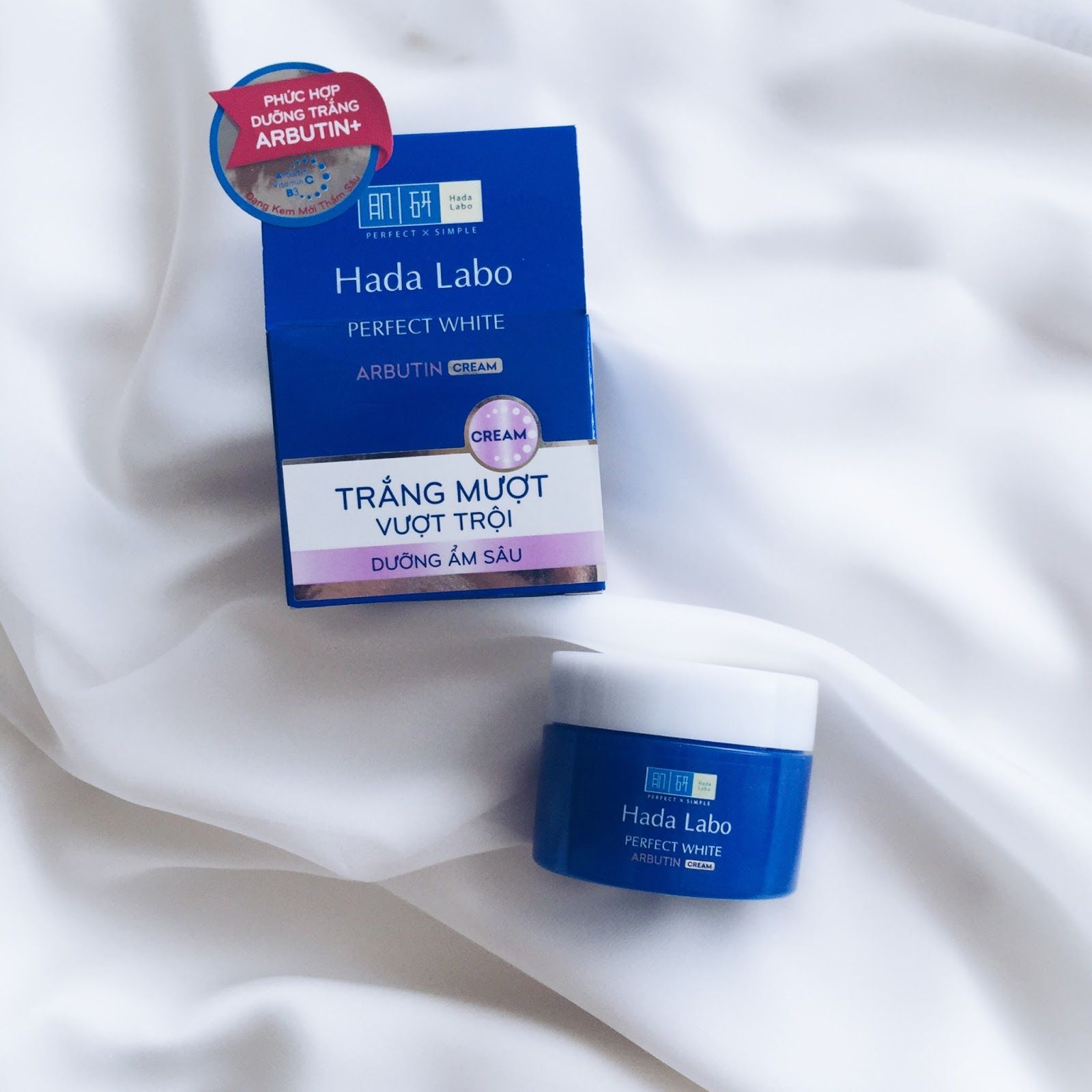 Kem Dưỡng Trắng Da Chuyên Sâu Hada Labo Perfect White Cream