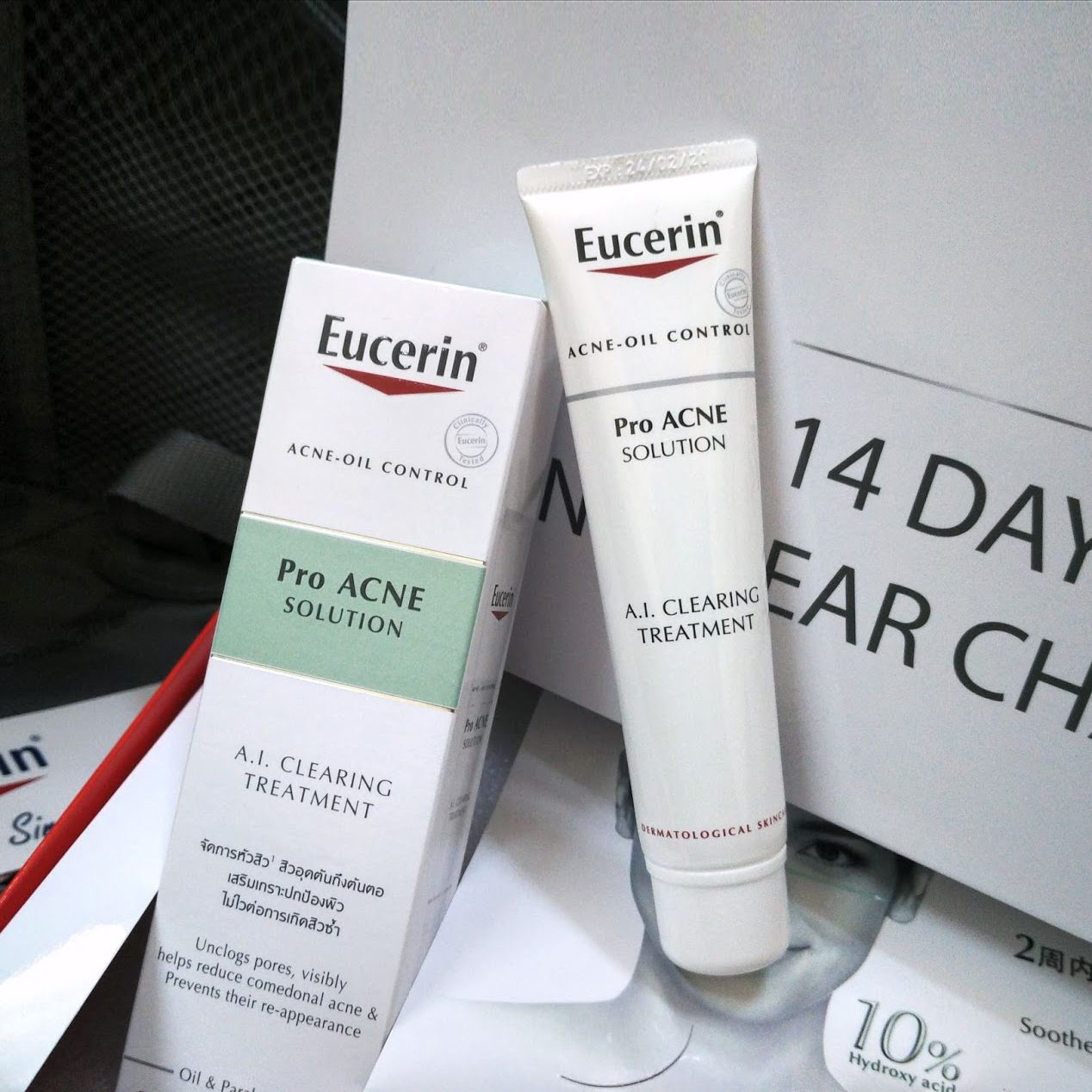  Kem đặc trị mụn viêm EUCERIN Pro Acne Solution AI Clearing Treatment 40ml 