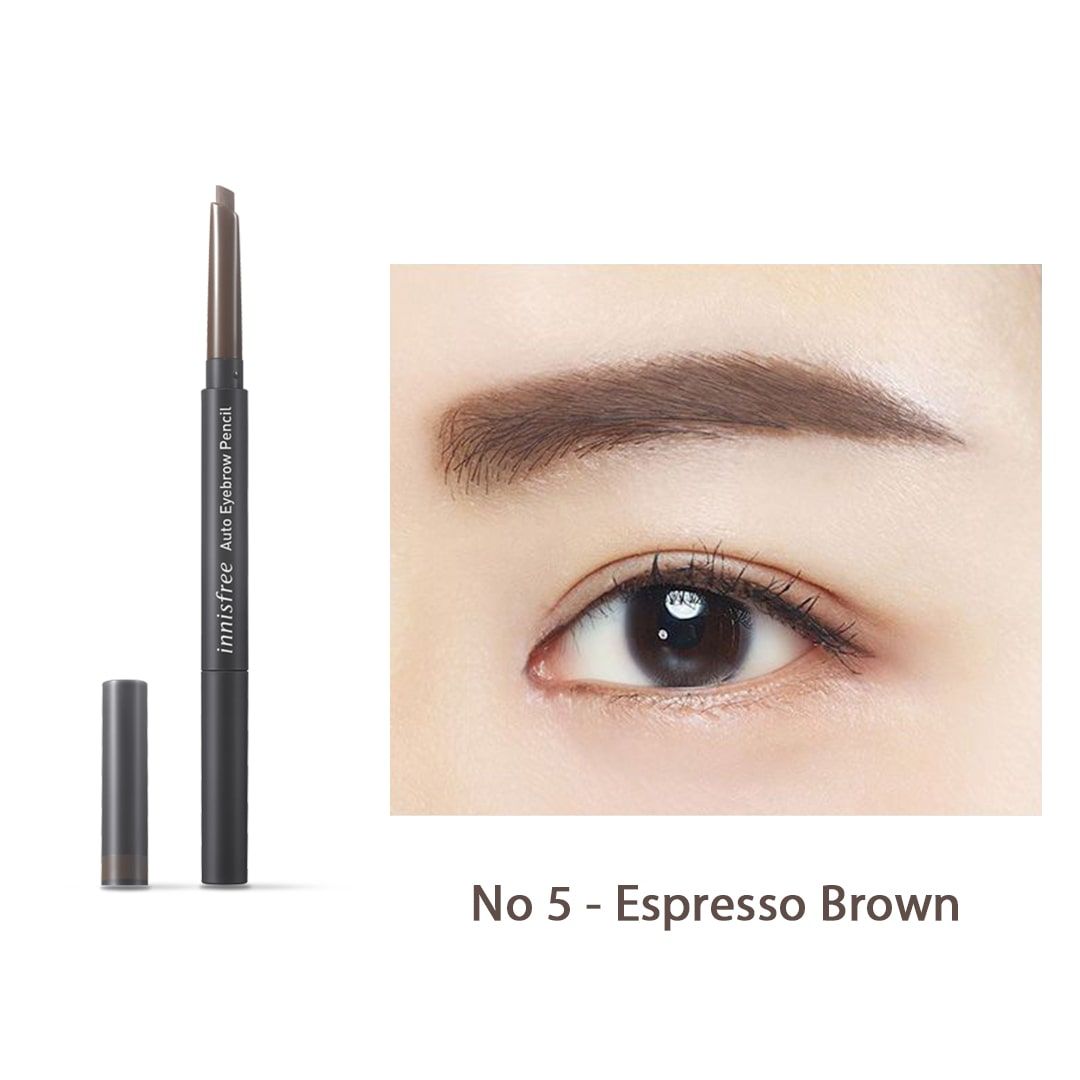 Chì Kẻ Mày Ngang Thế Hệ Mới Innisfree Auto Eyebrow Pencil