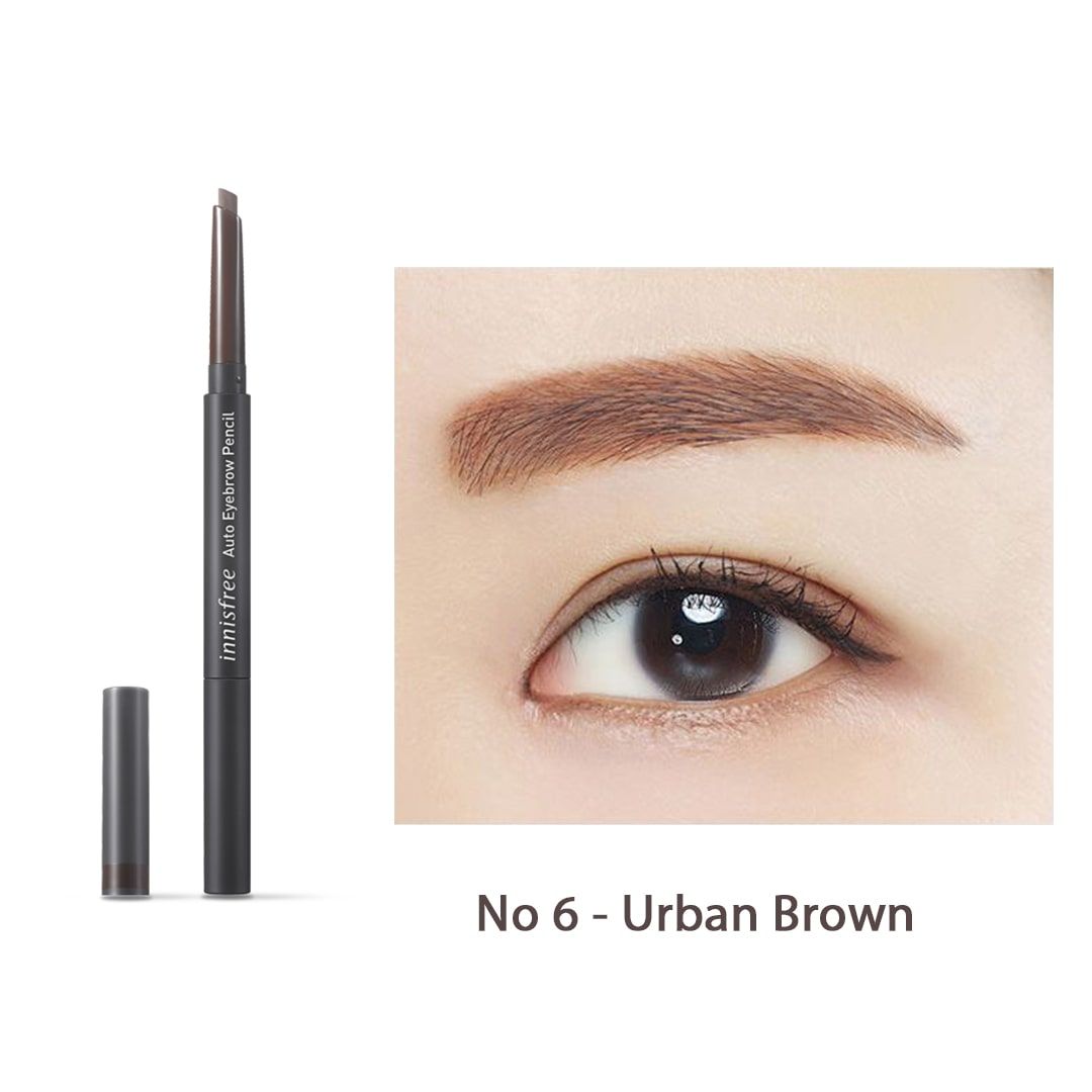 Chì Kẻ Mày Ngang Thế Hệ Mới Innisfree Auto Eyebrow Pencil