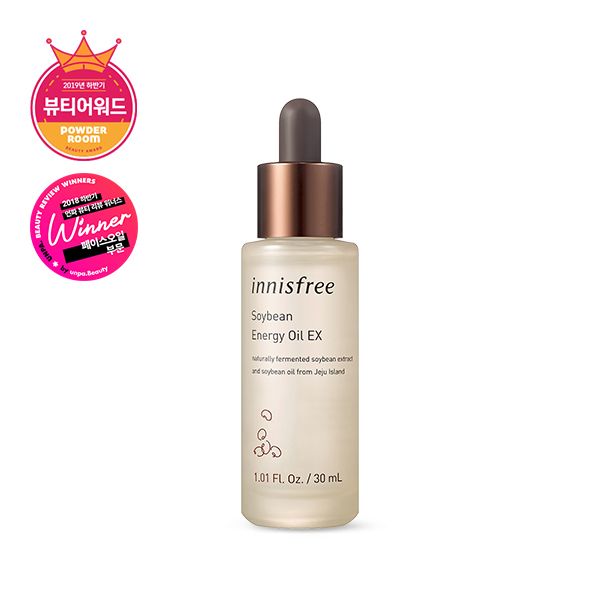 Tinh Dầu Dưỡng Ẩm, Chống Lão Hóa Innisfree Soybean Energy Oil EX 30ml