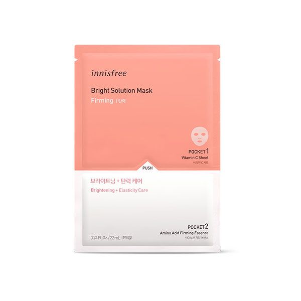 Mặt Nạ Vitamin C Dưỡng Sáng Da Innisfree Bright Solution Mask 22ml