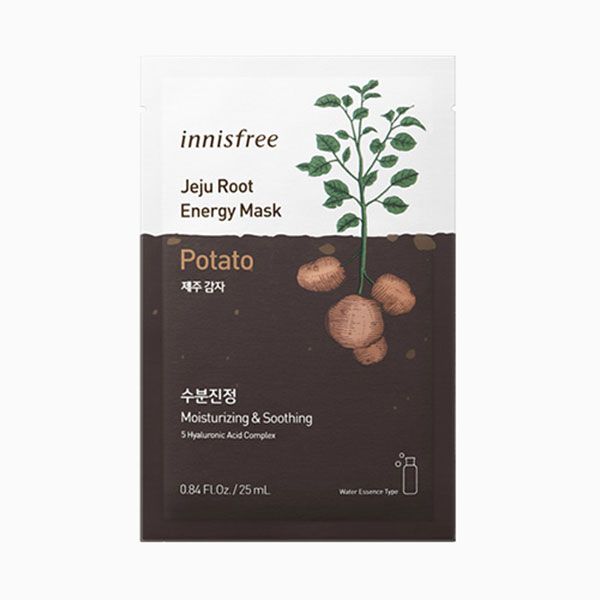 Mặt Nạ Giấy Dưỡng Da Chiết Xuất Từ Củ Rễ Innisfree Jeju Root Energy Mask 25ml