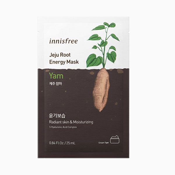 Mặt Nạ Giấy Dưỡng Da Chiết Xuất Từ Củ Rễ Innisfree Jeju Root Energy Mask 25ml
