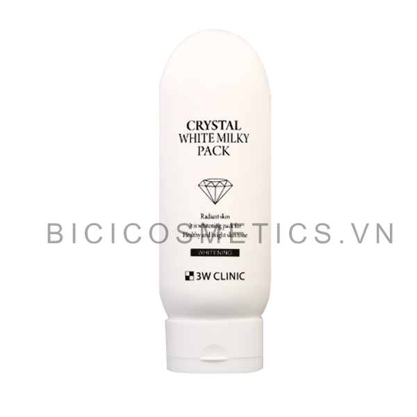 Kem Ủ Trắng 3w Clinic Crystal Whitening Milky Pack