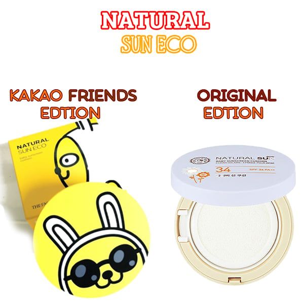 Kem Chống Nắng Natural Sun Eco Baby Sunscreen Cushion SPF34+ PA+++
