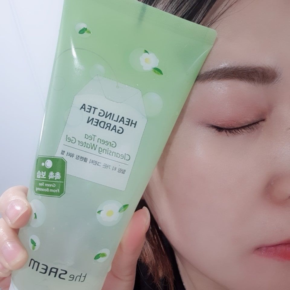 Sửa Rửa Mặt Dạng Gel The Saem Healing Tea Garden Green Tea Cleansing Water Gel 200ml