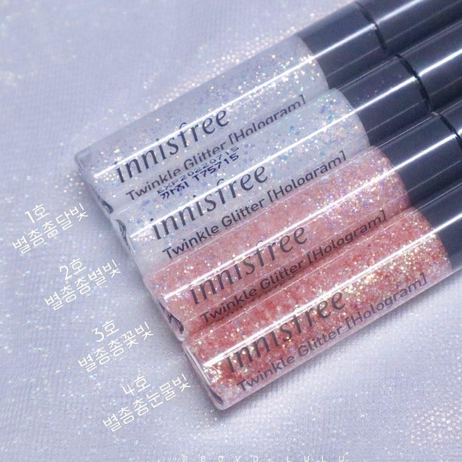  Gel Kẻ Mắt Nhũ INNISFREE Twinkle Glitter Hologram 2.9G 