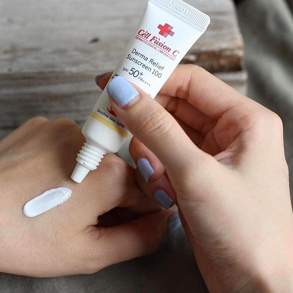 Kem Chống Nắng Cho Da Nhạy Cảm Cell Fusion C Derma Relief Sunscreen SPF50+ PA++++