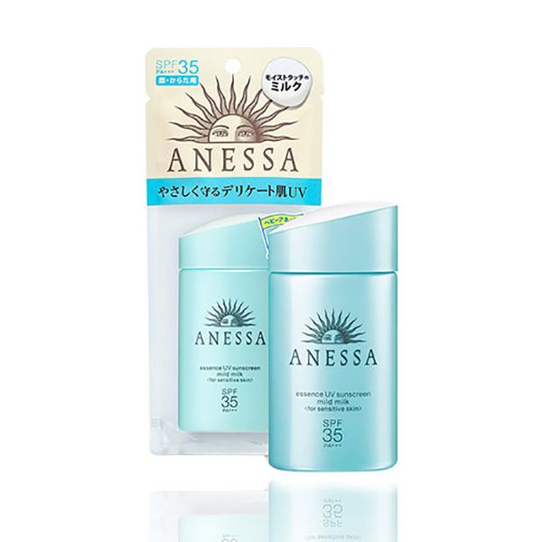 Sữa Chống Nắng Dành Cho Da Nhạy Cảm Anessa Essence UV Sunscreen Mild Milk SPF35/PA+++