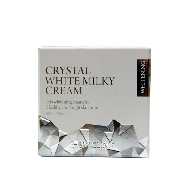 Kem Dưỡng Trắng Da 3W Clinic Crystal White Milky Cream