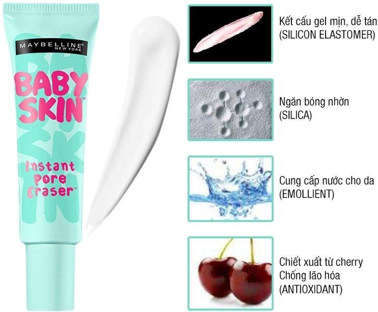  Kem lót MAYBELLINE Baby Skin Instant Pore Eraser 