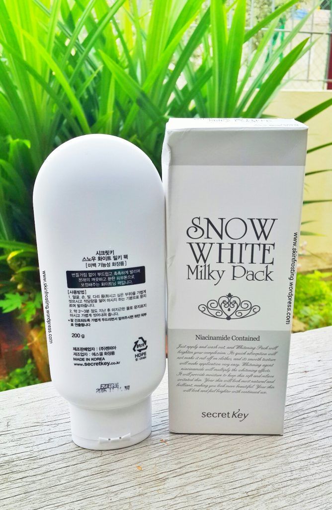 Kem tắm trắng da Secret Key Snow White Milky Pack