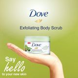  (Bản Châu Âu - Đức)  Tẩy Tế Bào Chết Toàn Thân Hạt Nhuyễn Mịn Da DOVE Exfoliating Body Polish 