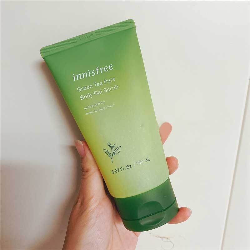  Tẩy Tế Bào Chết Body Toàn Thân Innisfree Green Tea Pure Body Gel Scrub 