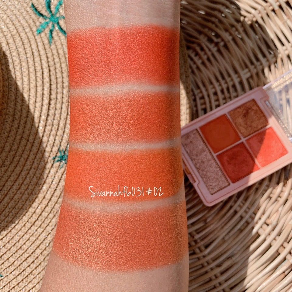Màu Mắt Nhũ 5 Ô Sivanna Colors Peach Pro Eyeshadow HF6031