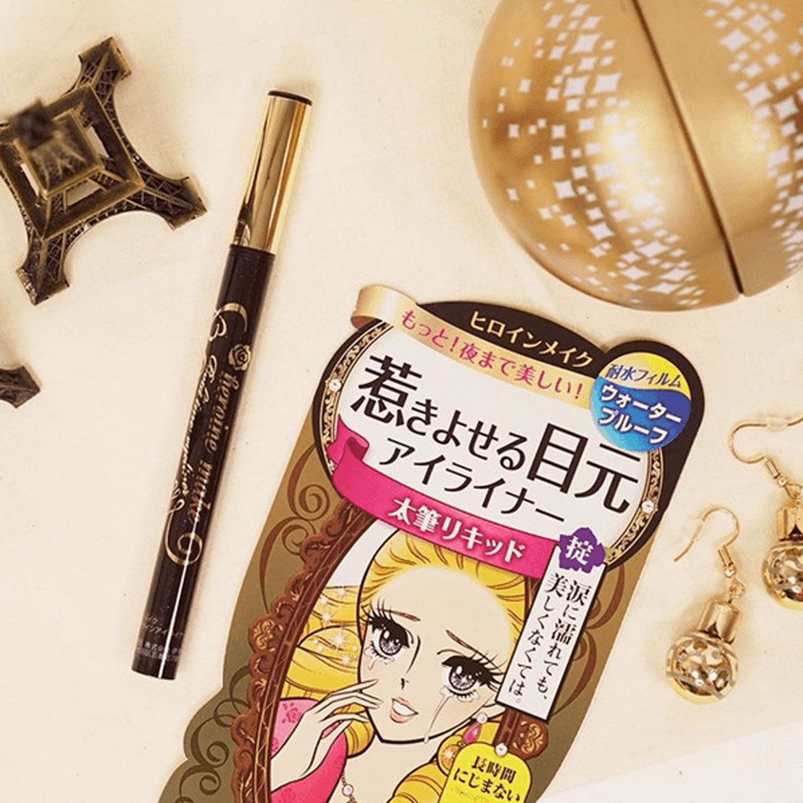 Kẻ Mắt Kiss Me Heroine Waterproof Bold Line Eyeliner