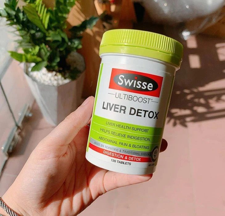  Viên Uống Bổ Gan & Giải Độc Gan Swisse Liver Detox 120 viên Úc 