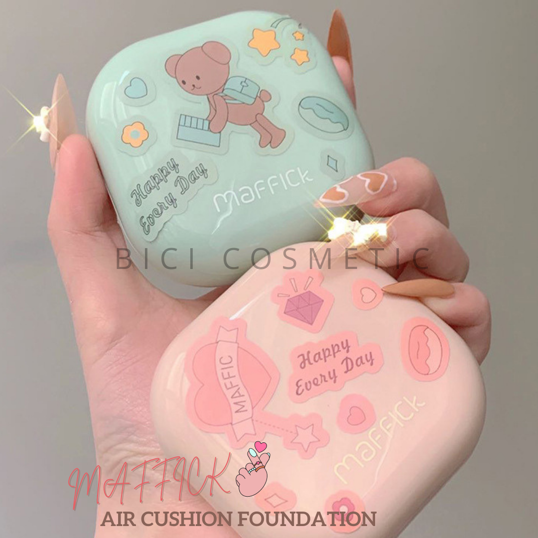 Phấn Nước MAFFICK Air Cushion Foundation Che Khuyết Điểm + Kiềm Dầu Siêu Đỉnh (Tặng kèm 1 Lõi Phấn)