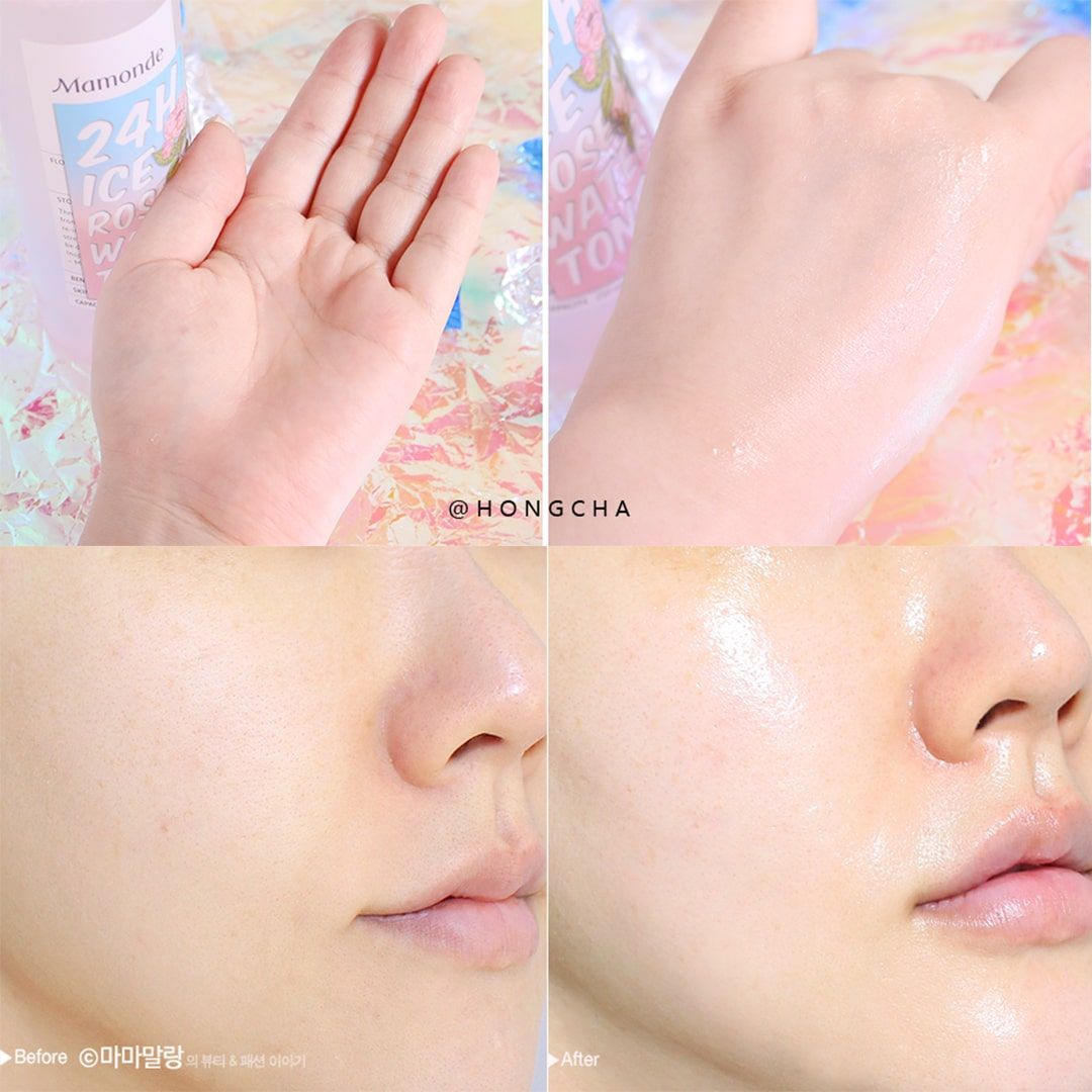 Nước Hoa Hồng Làm Dịu Da Mamonde 24H Ice Rose Water Toner 250ml