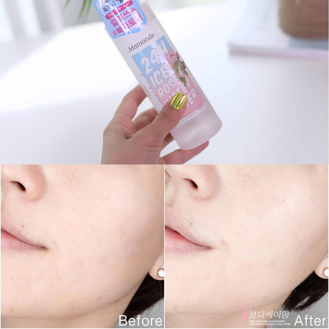 Nước Hoa Hồng Làm Dịu Da Mamonde 24H Ice Rose Water Toner 250ml