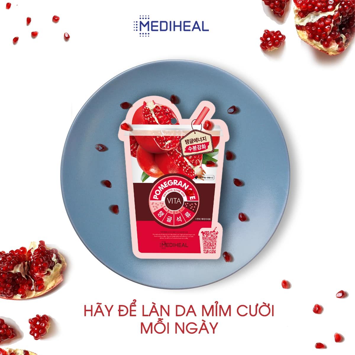 Mặt Nạ Chiết Xuất Từ Hoa Quả Mediheal Vita Mask