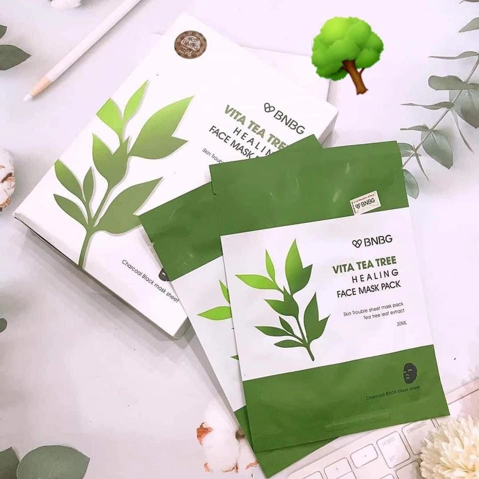  Mặt Nạ Tràm Trà Thải Độc, Giảm Mụn BNBG Vita Tea Tree Healing Face Mask Pack 30ml 