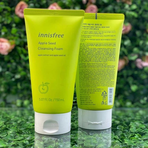 Sữa Rửa Mặt Táo Xanh Innisfree Apple Seed Deep Cleansing Foam