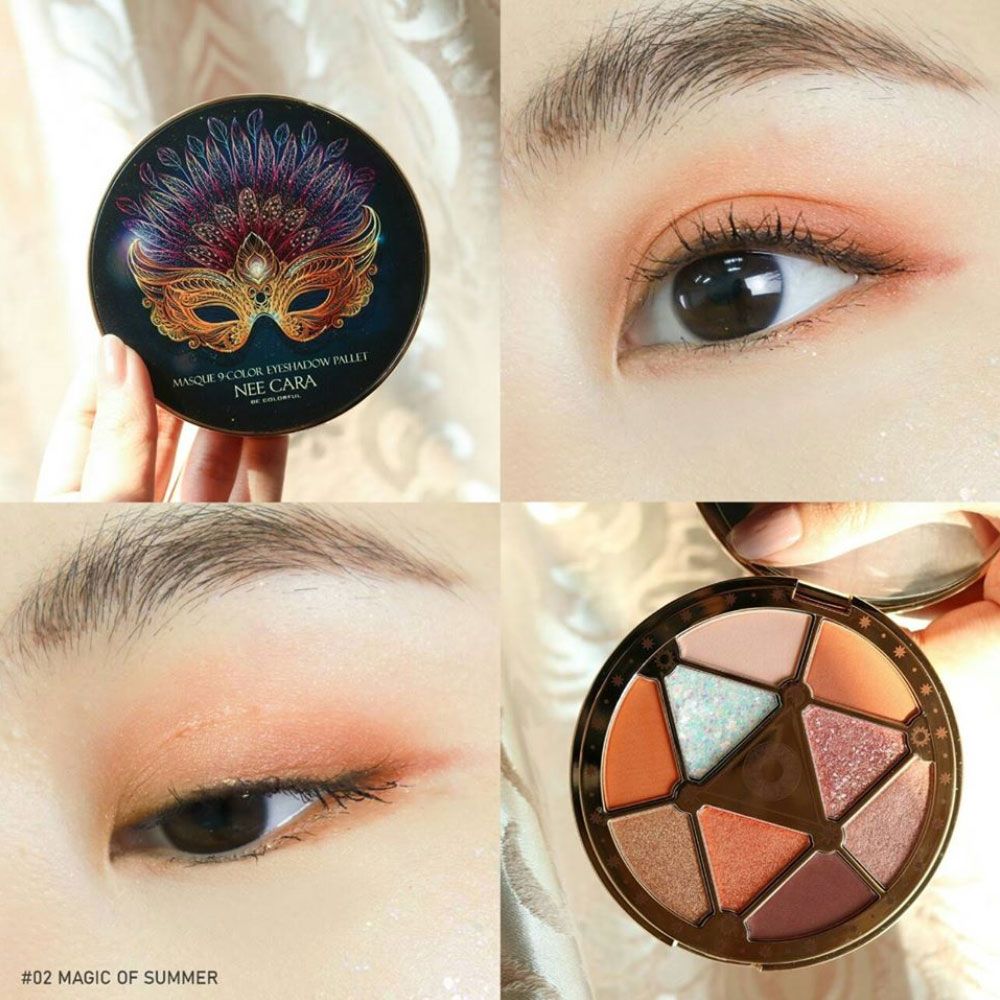 Màu Nee Cara Be Colorful Carnival 9 Color Eyeshadow Palette