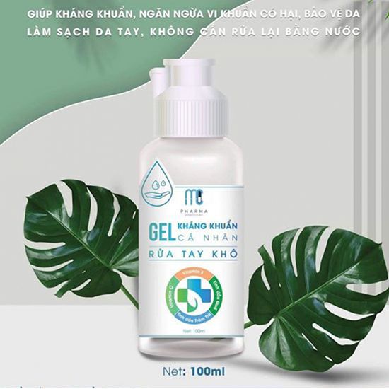 Gel Rửa Tay Khô Kháng Khuẩn Cá Nhân MC Pharma 120ml