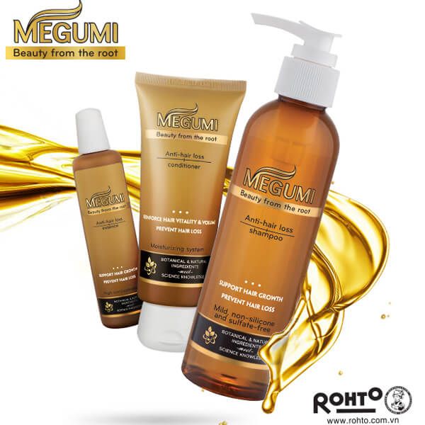 Bộ Chăm Sóc Tóc Megumi Anti Aging
