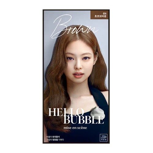  Thuốc Gội Nhuộm Tóc Dạng Bọt Mise en scène Hello Bubble Foam Color 