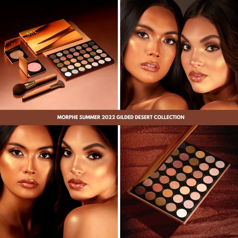  Bảng Mắt 35 Ô Trang Điểm Chuyên Nghiệp MORPHE 35U Gilded Desert 