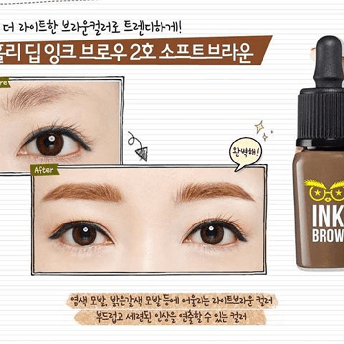 Mực Kẻ Lông Mày Peripera Wholly Deep Ink Brow