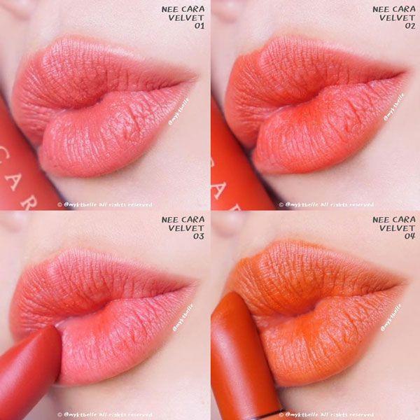 Son Nee Cara Velvet Matte Lipstick