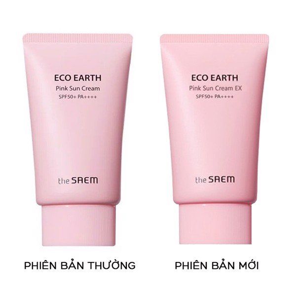  Kem Chống Nắng Nâng Tone Da Sáng Hồng THE SAEM Pink Sun Cream EX SPF50+/PA++++ (Phiên bản mới) 