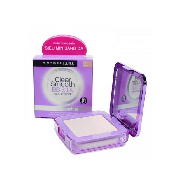 Phấn Trang Điểm Siêu Mịn Maybelline Clear Smooth BB Silk Cake Powder