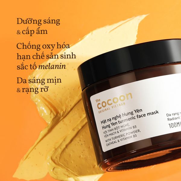  Mặt Nạ Nghệ Hưng Yên COCOON Tumeric Face Mask - 30ml 