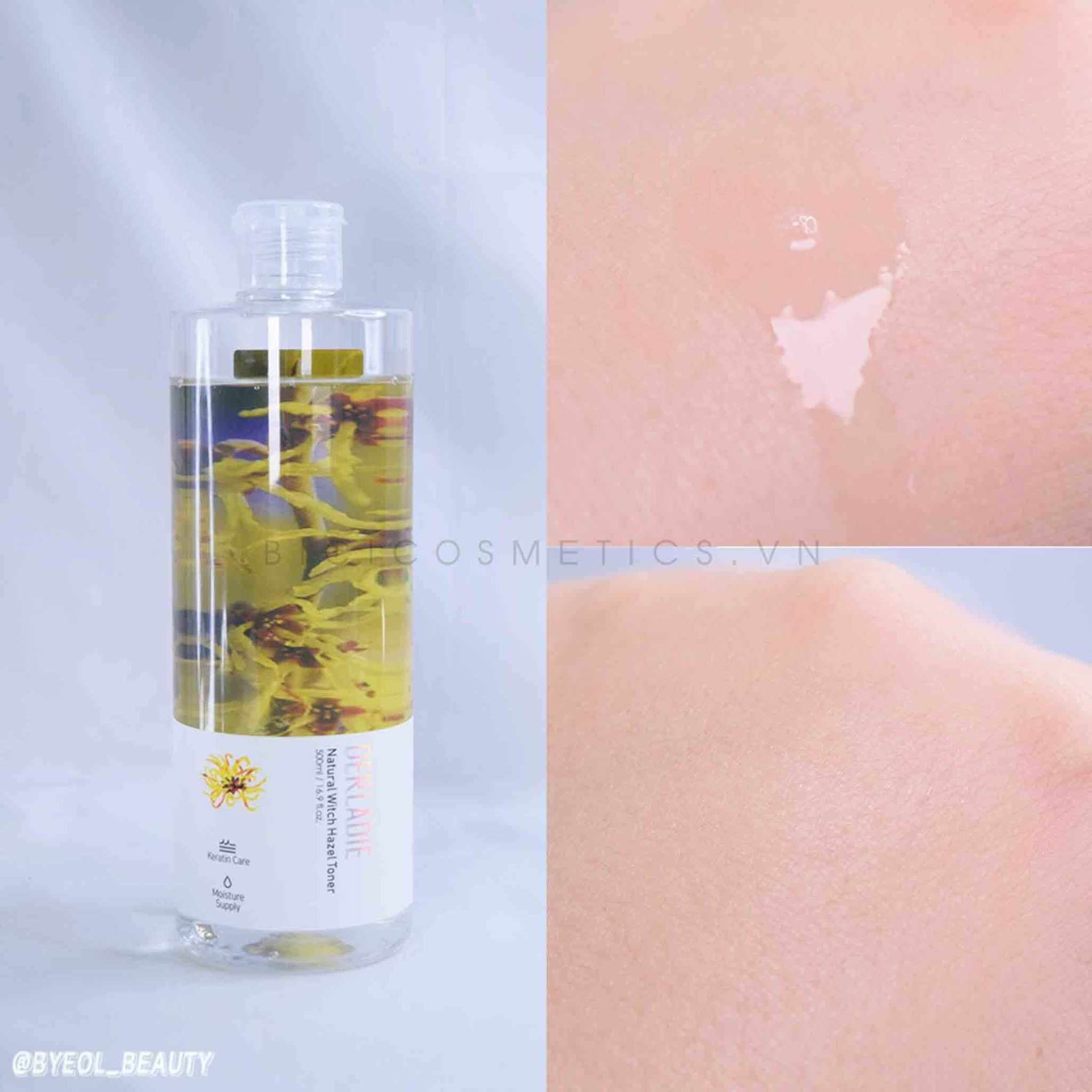 Nước Hoa Hồng Dưỡng Ẩm Derladie Witch Hazel Toner Mini Size 30ml