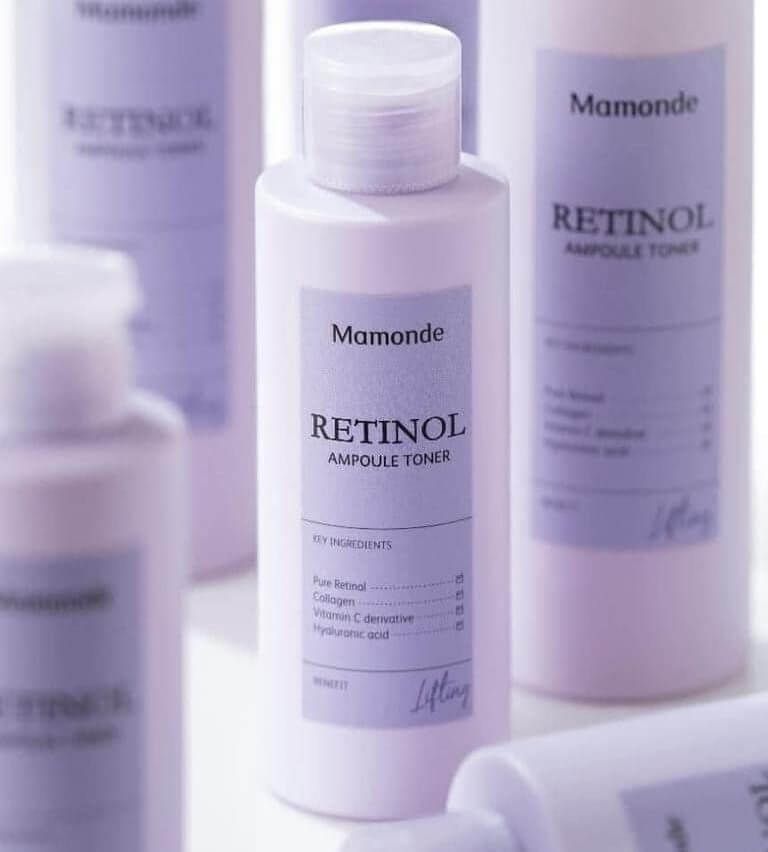  Nước Hoa Hồng Tái Tạo, Chống Lão Hoá Da MAMONDE Retinol Ampoule Toner - 150ml 