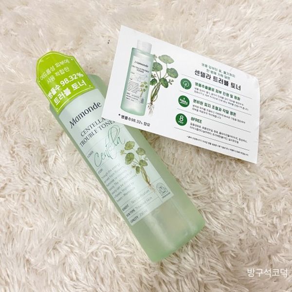 Nước Hoa Hồng Rau Má Mamonde Centella Trouble Toner 250ml