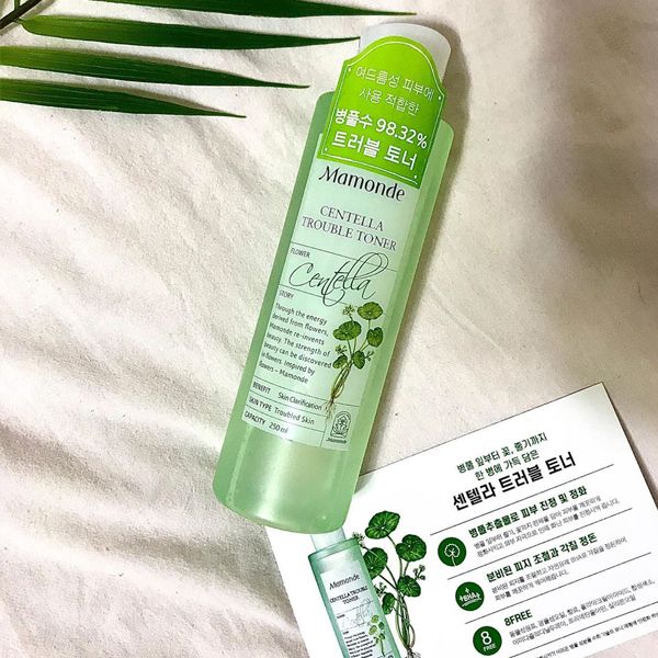 Nước Hoa Hồng Rau Má Mamonde Centella Trouble Toner 250ml